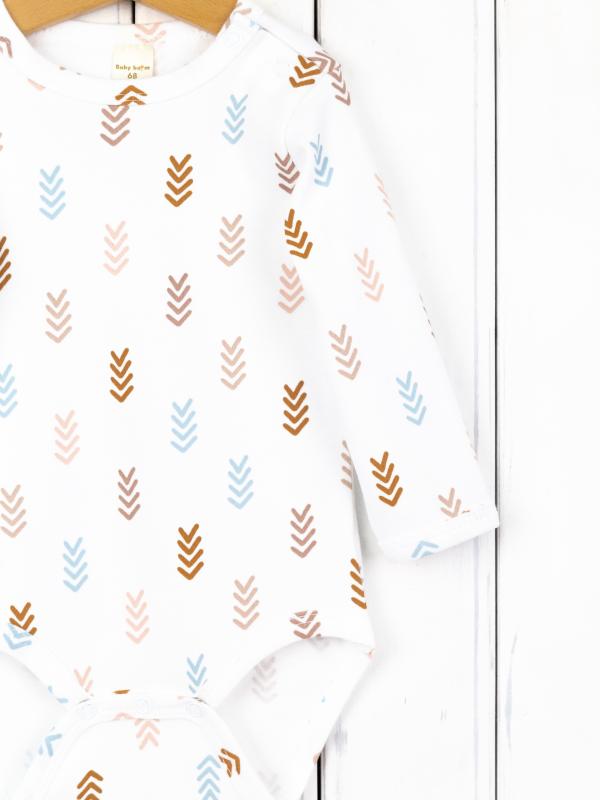 картинка Боди детское Baby Boom Б86/10009-И(Н) Галочки я732 от магазина детских товаров ALiSa