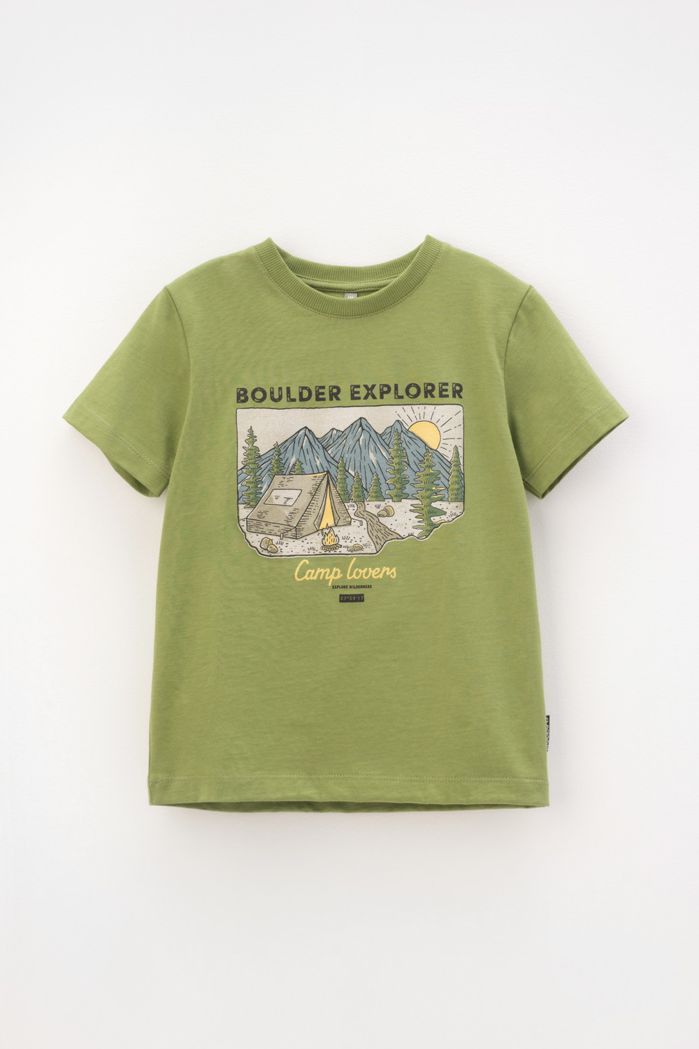 картинка Футболка для мальчика Crockid КР 302243 фисташка к428 от магазина детских товаров ALiSa