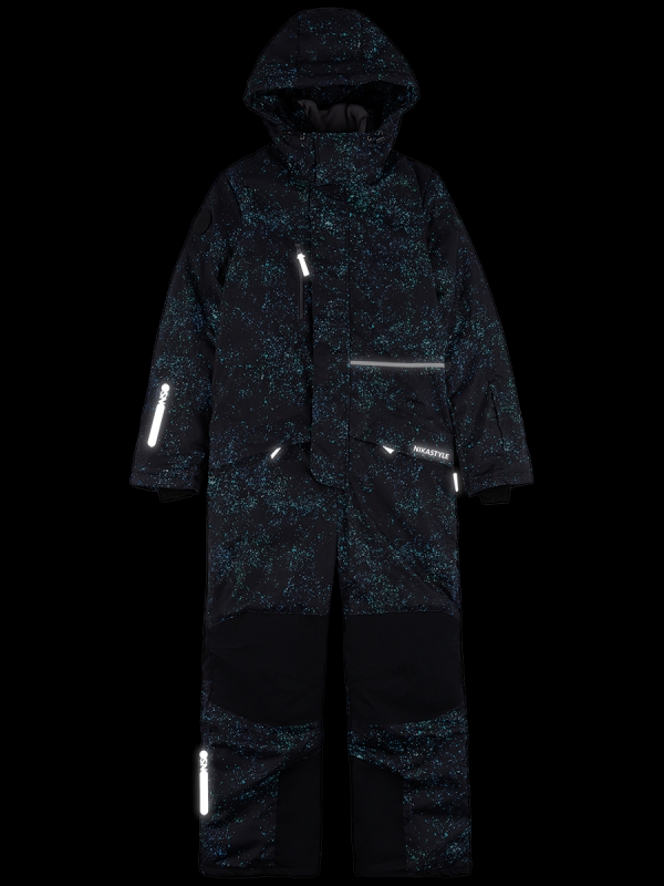 картинка Комбинезон зимний для мальчика NIKASTYLE 8з5524 Черный бирюза от магазина детских товаров ALiSa