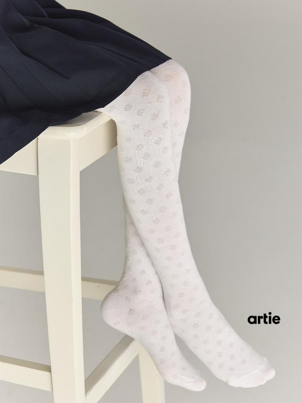 картинка Колготки для девочки Artie 2d807 Белый от магазина детских товаров ALiSa