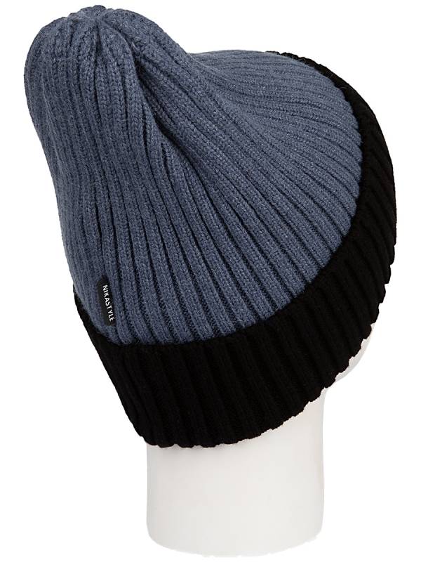 картинка Шапка зимняя для мальчика NIKASTYLE 11з16124 Джинс от магазина детских товаров ALiSa