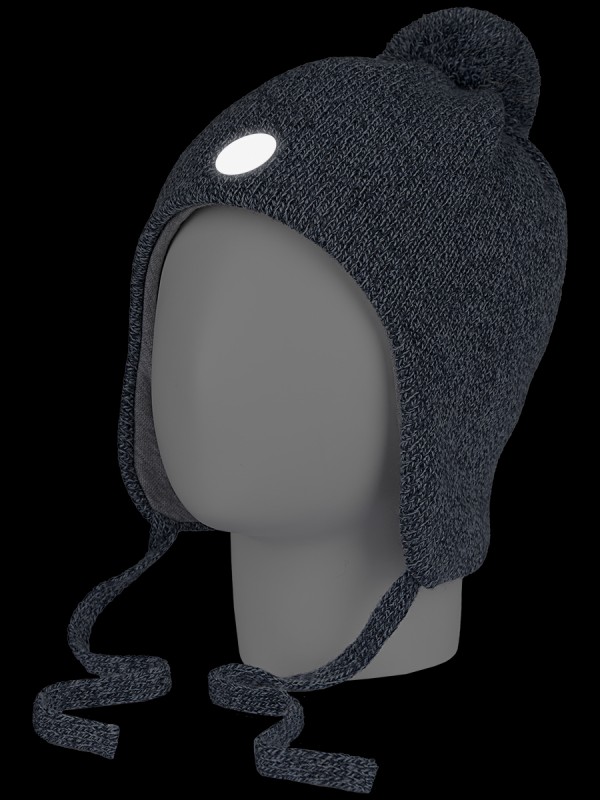 картинка Шапка утепленная для мальчика NIKASTYLE 11з15424 Серо-голубой от магазина детских товаров ALiSa