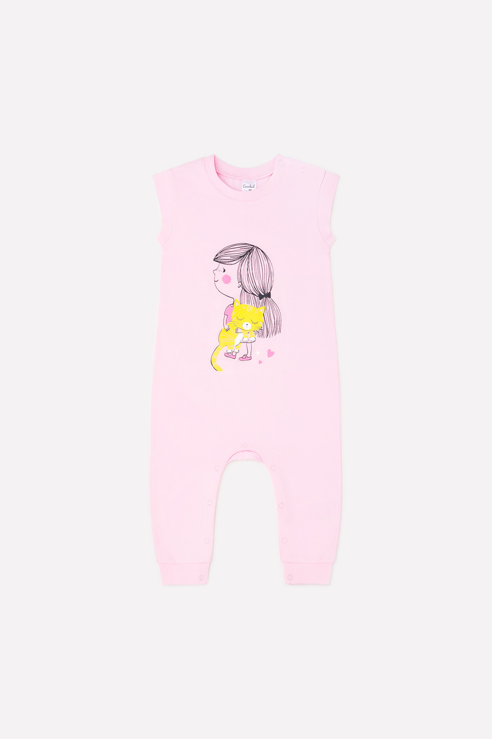 картинка Комбинезон для девочки Crockid К 6198 нежно-розовый (детки) от магазина детских товаров ALiSa