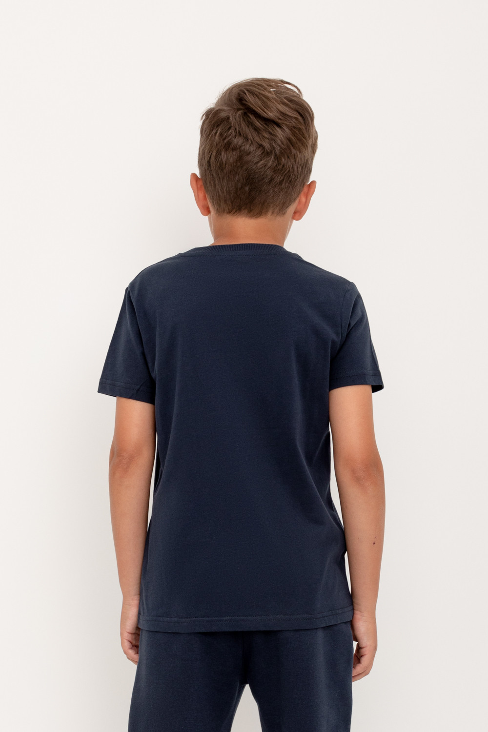 картинка Футболка для мальчика Crockid КР 302172 индиго к408 от магазина детских товаров ALiSa