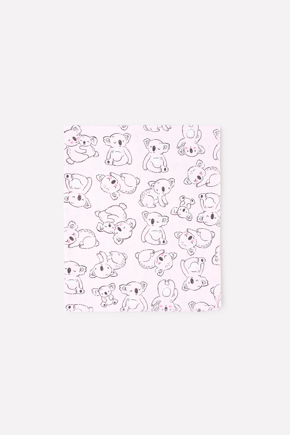 картинка Пеленка для девочки Crockid К 8512 забавные коалы на нежно-розовом от магазина детских товаров ALiSa