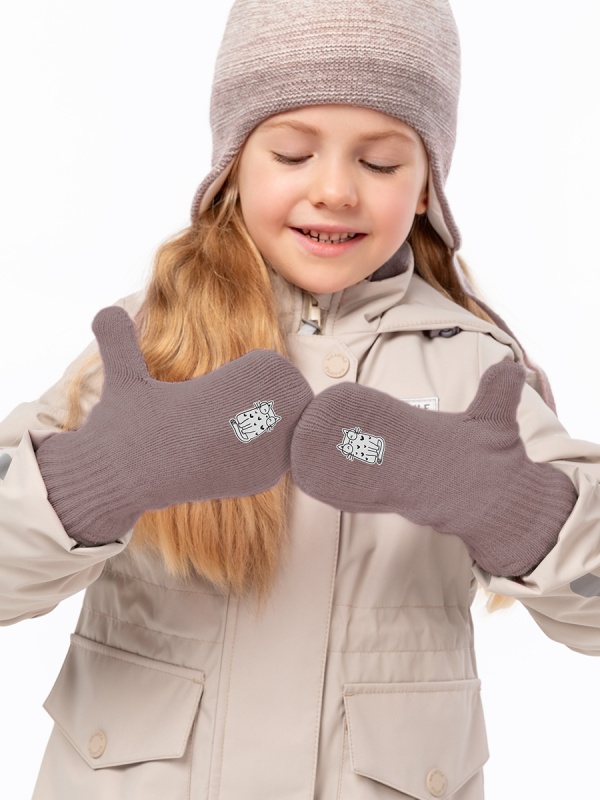 картинка Варежки детские NIKASTYLE 14м12025 Какао от магазина детских товаров ALiSa