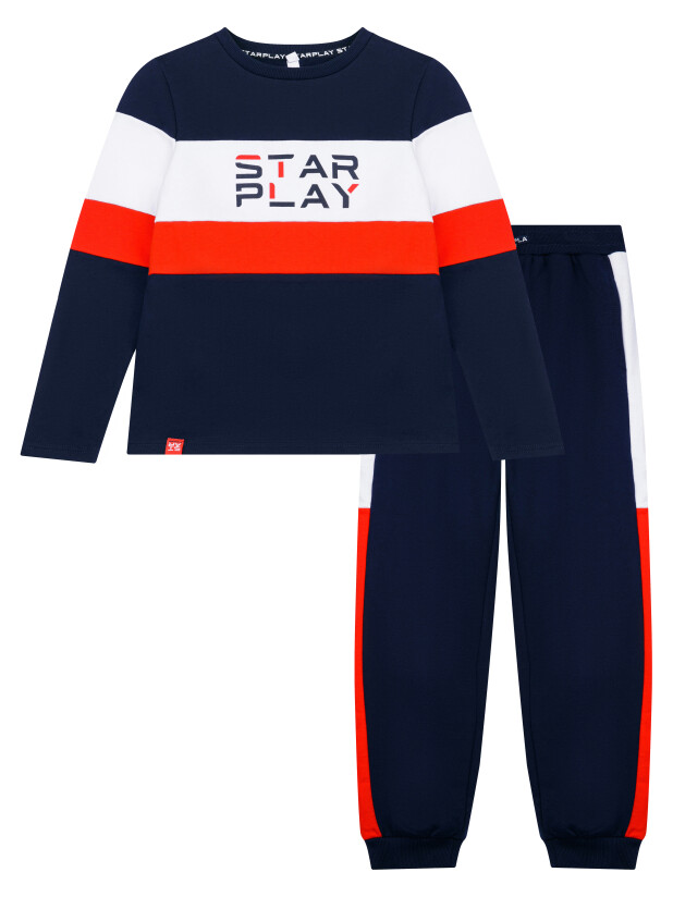 картинка Комплект для мальчика PL 32312035 толстовка, брюки п201 от магазина детских товаров ALiSa