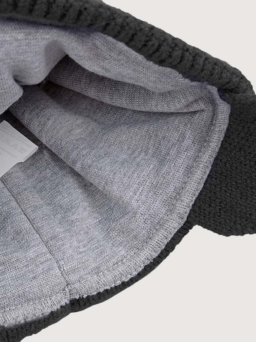 картинка Комплект шапка манишка NIKASTYLE 12з16025 Черный от магазина детских товаров ALiSa