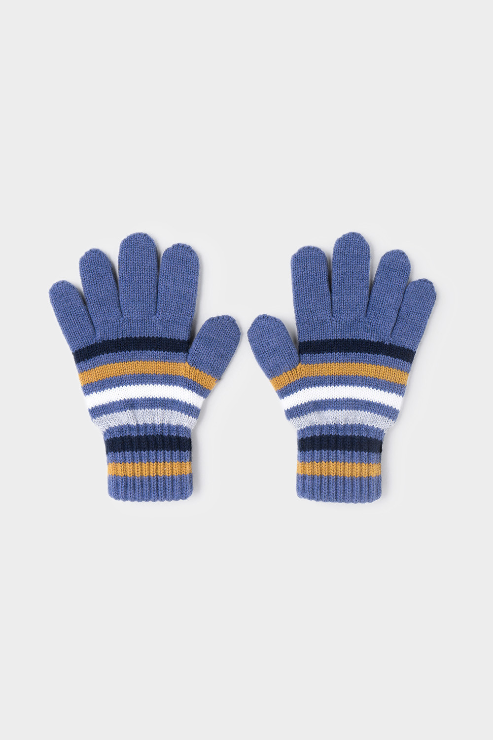 картинка Перчатки детские Crockid КВ 10000/22ш джинсовый, горчица от магазина детских товаров ALiSa