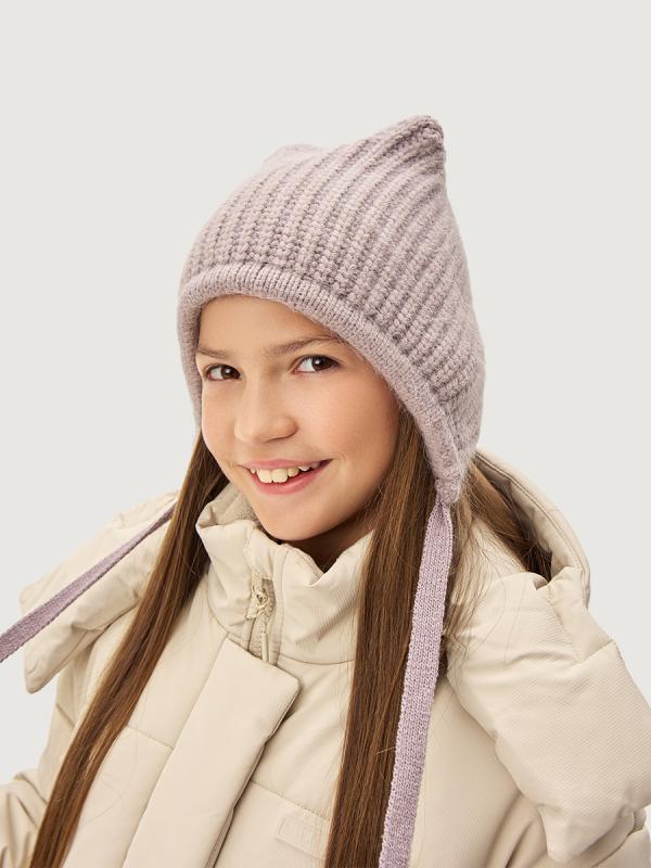 картинка Шапка зимняя для девочки NIKASTYLE 11з16225 Какао от магазина детских товаров ALiSa