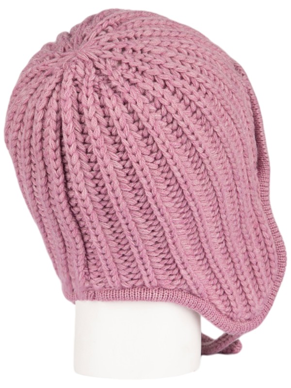 картинка Шапка ушанка утепленная для девочки NIKASTYLE 11з15824 Сухая роза от магазина детских товаров ALiSa