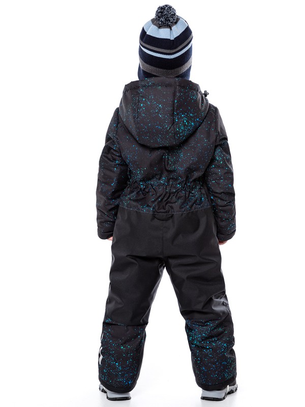 картинка Комбинезон зимний для мальчика NIKASTYLE 8з5324 Черный бирюза от магазина детских товаров ALiSa