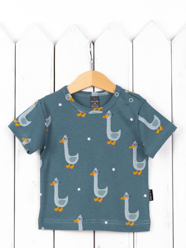 картинка Футболка для мальчика Baby Boom Ф88/16-И я730 Гуси от магазина детских товаров ALiSa