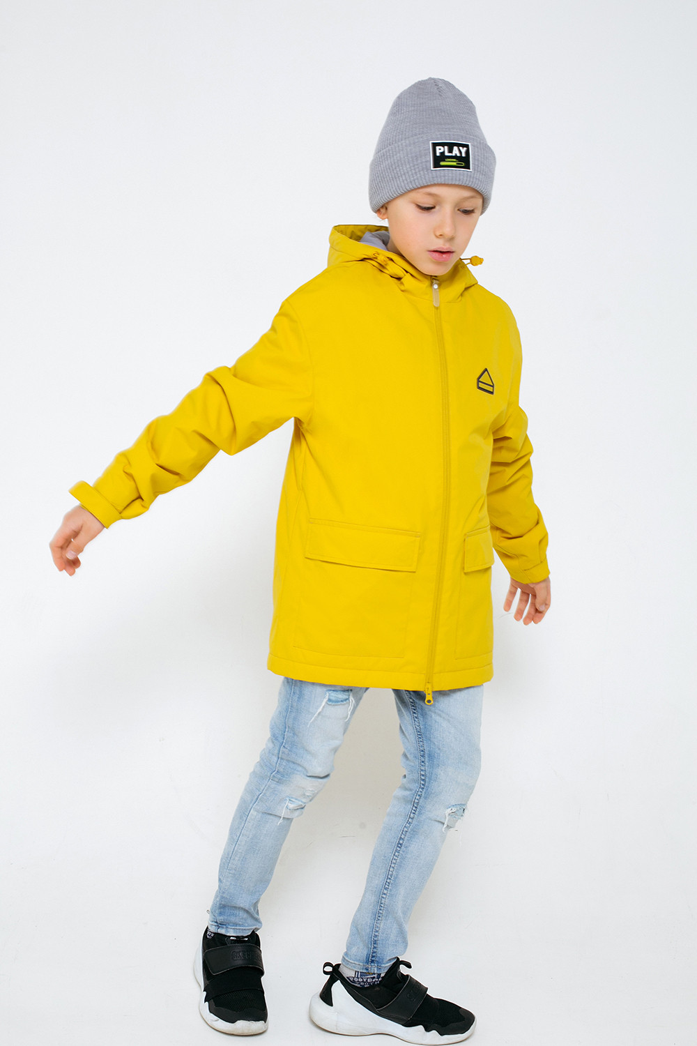 картинка Куртка демисезонная утепленная для мальчика Crockid ВК 30090/1 ГР от магазина детских товаров ALiSa