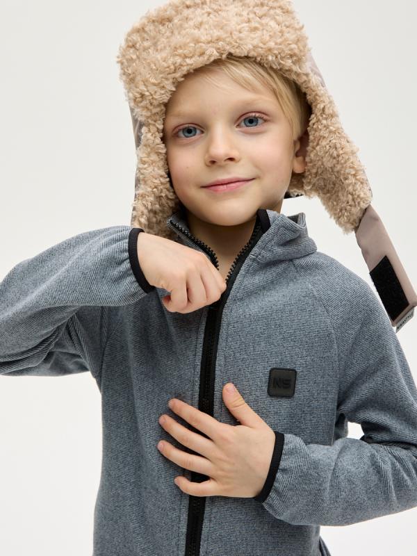 картинка Комбинезон флисовый NIKASTYLE 8т10824 Темно серый от магазина детских товаров ALiSa