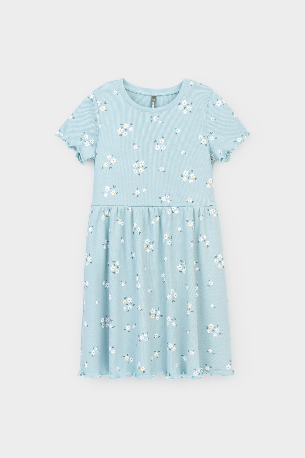 картинка Платье для девочки Crockid КР 5793 голубой, ромашковое поле к367 от магазина детских товаров ALiSa