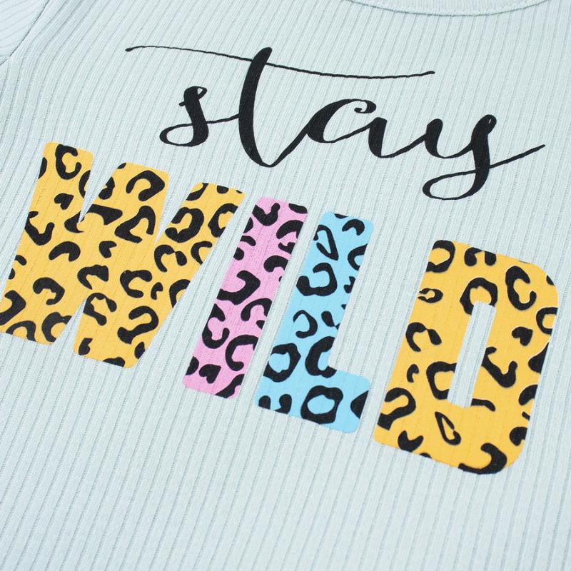 картинка Пижама для девочки Youlala 7006700202 Ментол WILD от магазина детских товаров ALiSa