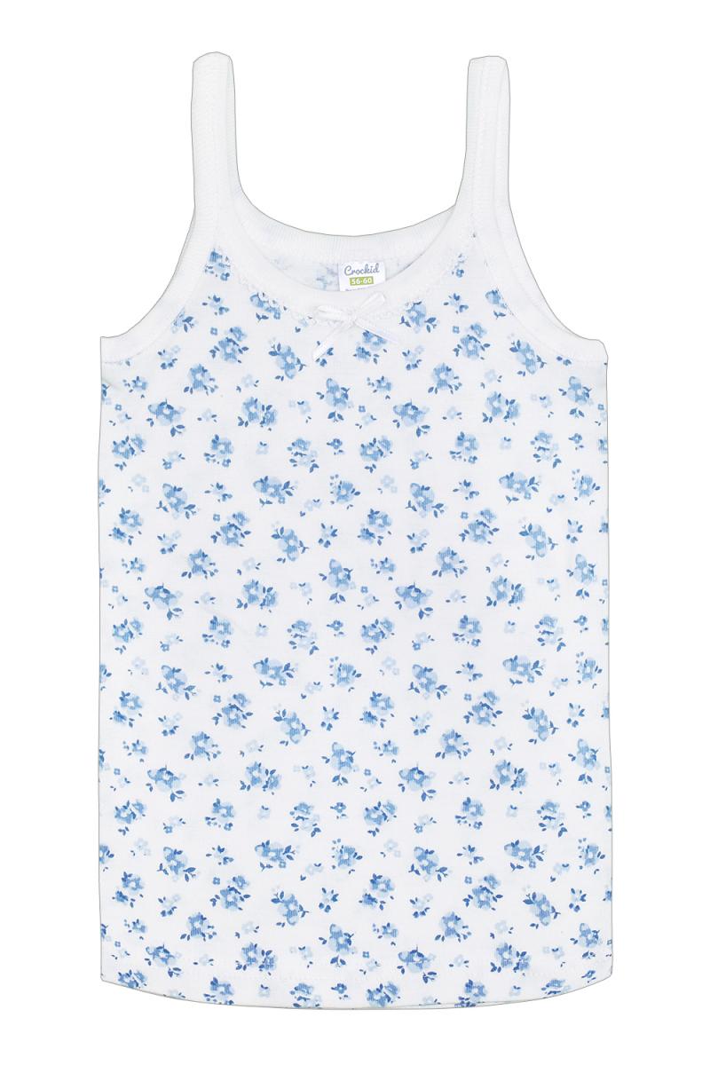 картинка Майка для девочки Crockid К 1082 весенние букетики на сахаре от магазина детских товаров ALiSa