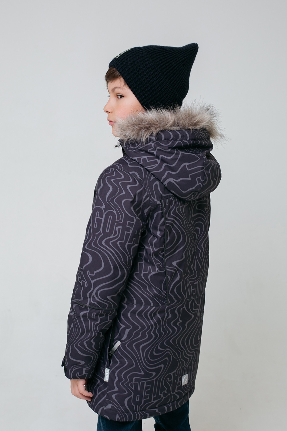 картинка Куртка зимняя для мальчика Crockid ВК 36066/н/2 ГР от магазина детских товаров ALiSa