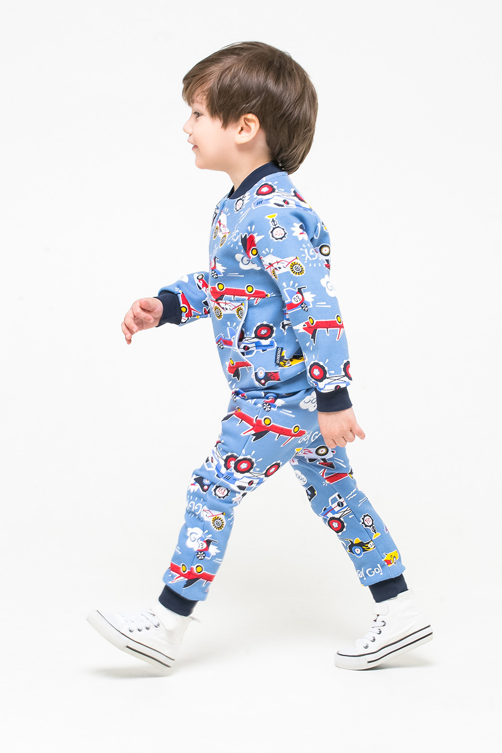 картинка Комплект для мальчика Crockid КР 2695 дымчато-синий, ралли к254 от магазина детских товаров ALiSa
