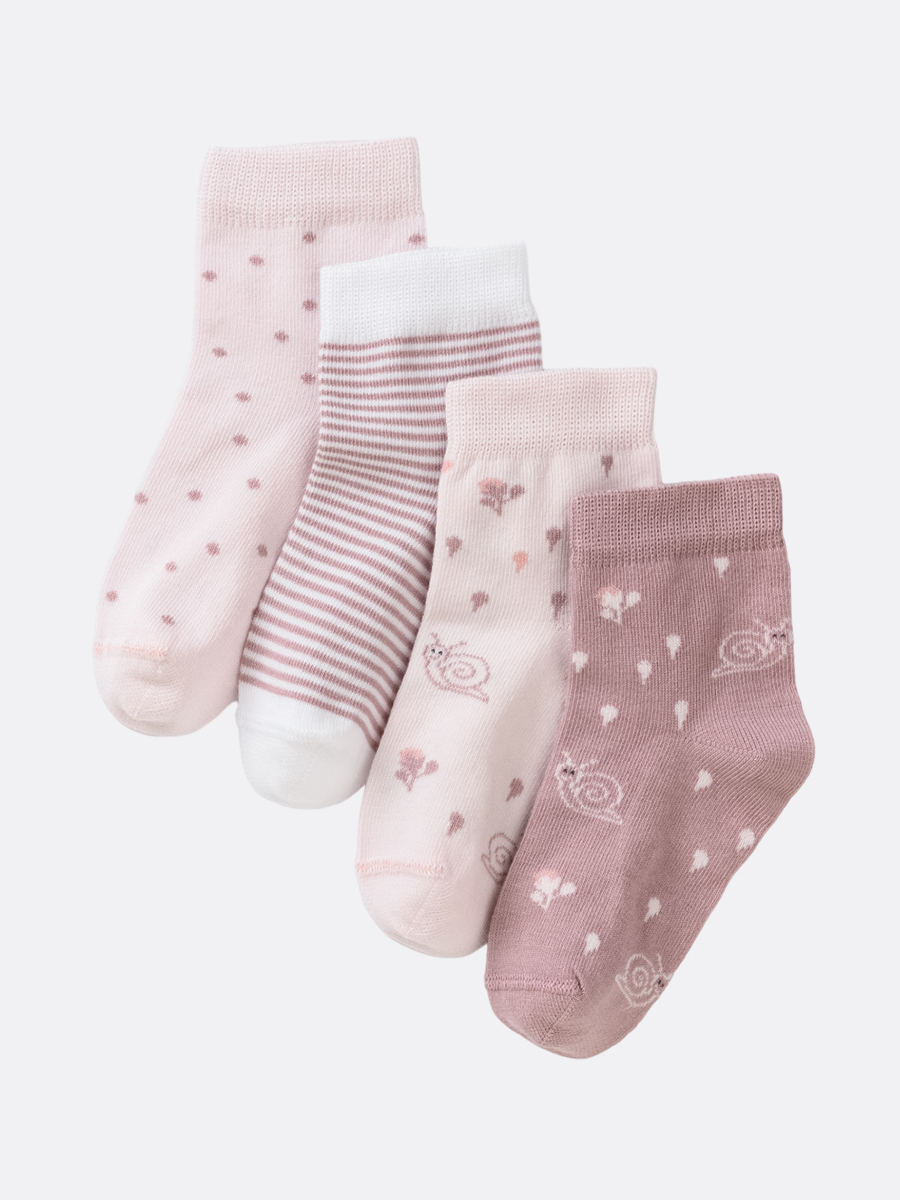 картинка Носки для девочки Artie 4 пары 4-3d957 Розовый от магазина детских товаров ALiSa