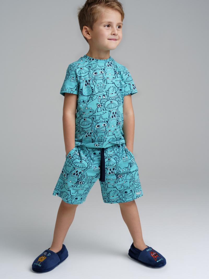 картинка Пижама для мальчика PL 32312351 Голубой монстры от магазина детских товаров ALiSa
