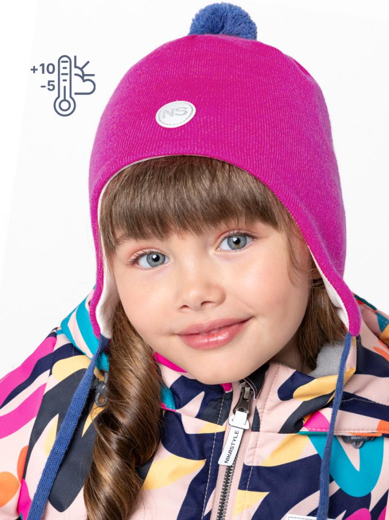 картинка Шапка для девочки NIKASTYLE 11м10424 фуксия от магазина детских товаров ALiSa