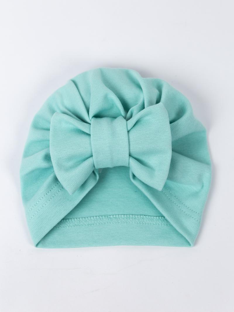 картинка Шапка тюрбан для девочки Baby Boom А70/9-Р Темная мята от магазина детских товаров ALiSa