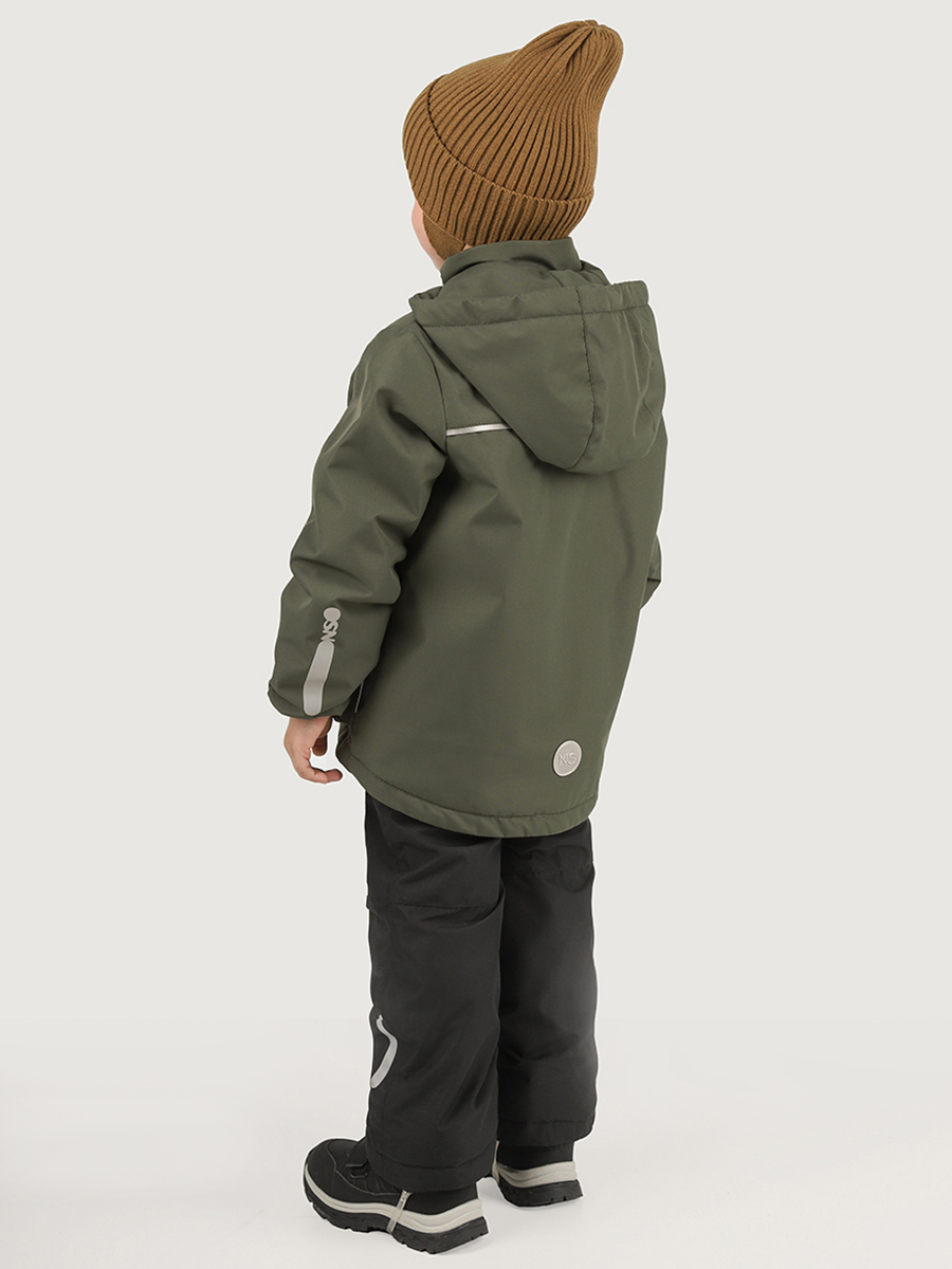 картинка Комплект утеплённый для мальчика NIKASTYLE 7м2325 Хаки черный от магазина детских товаров ALiSa