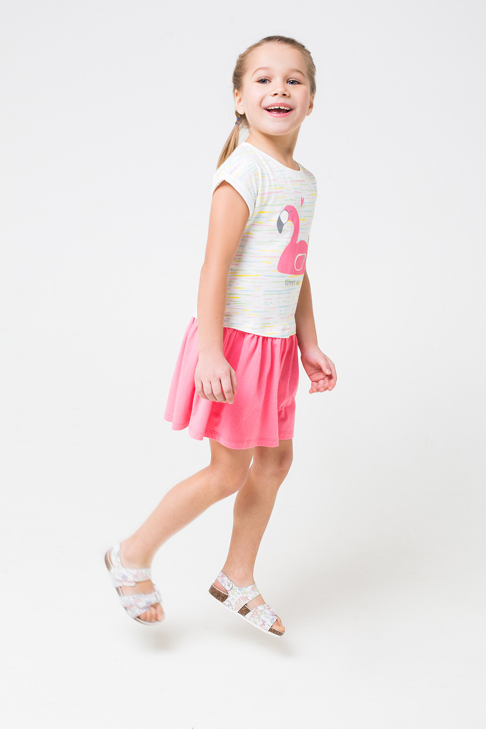 картинка Платье для девочки Crockid К 5380 цветной меланж леденец к1242 от магазина детских товаров ALiSa