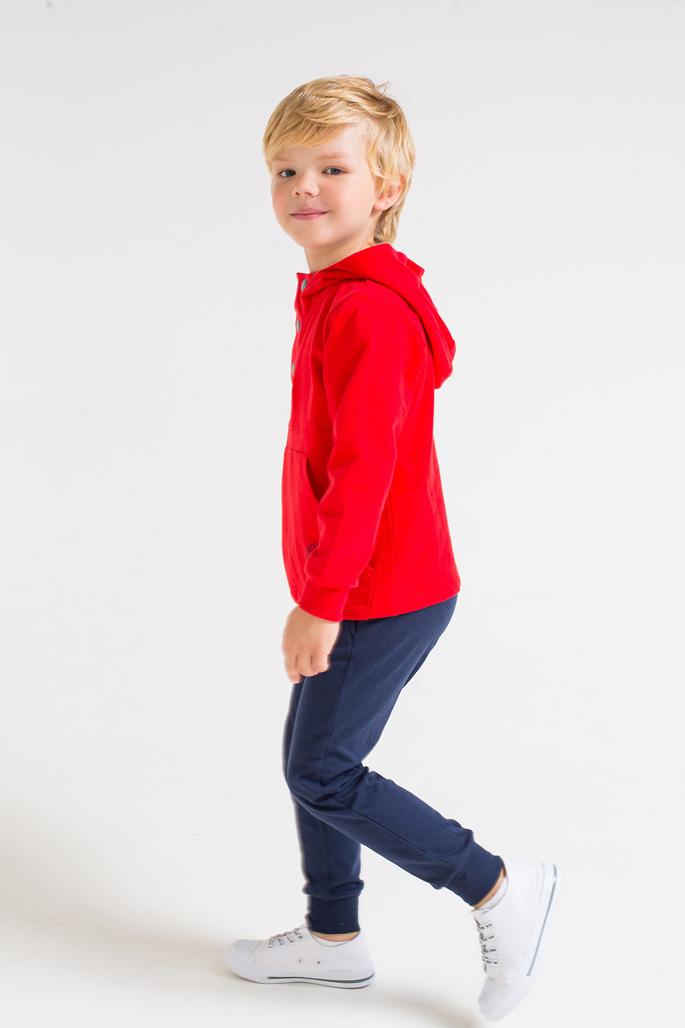 картинка Джемпер для мальчика Crockid КР 300611 насыщенно-красный к244 от магазина детских товаров ALiSa