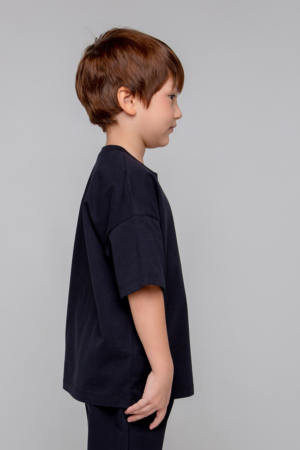 картинка Футболка для мальчика Crockid КР 301866 черный к346 от магазина детских товаров ALiSa