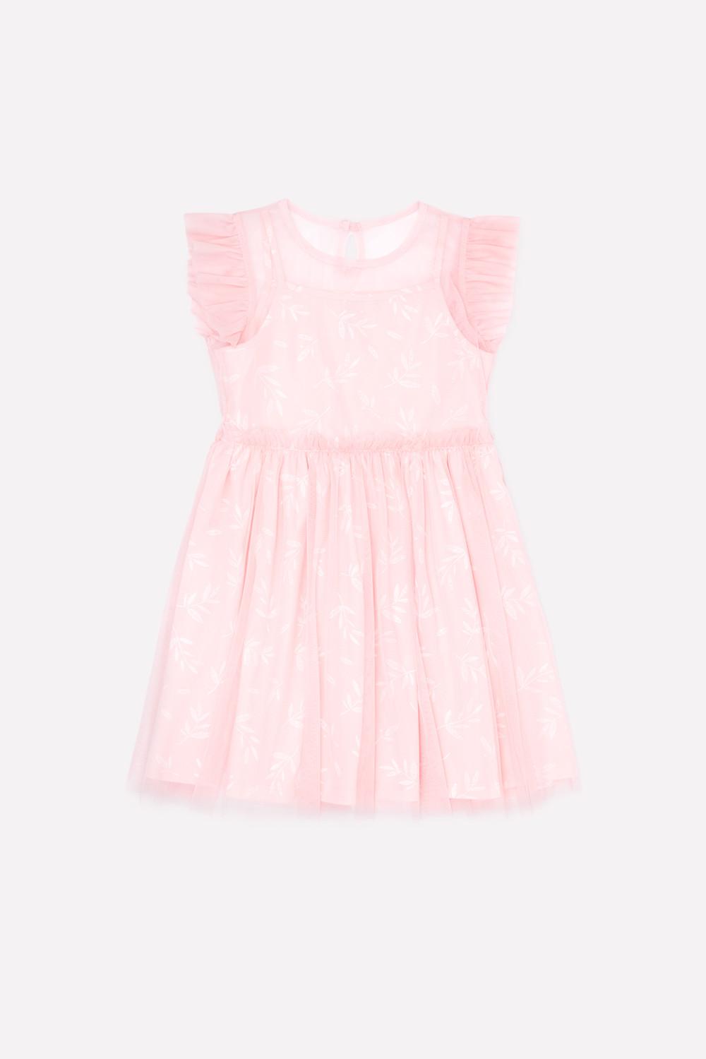 картинка Платье для девочки Crockid К 5661 светлый лосось, веточки от магазина детских товаров ALiSa