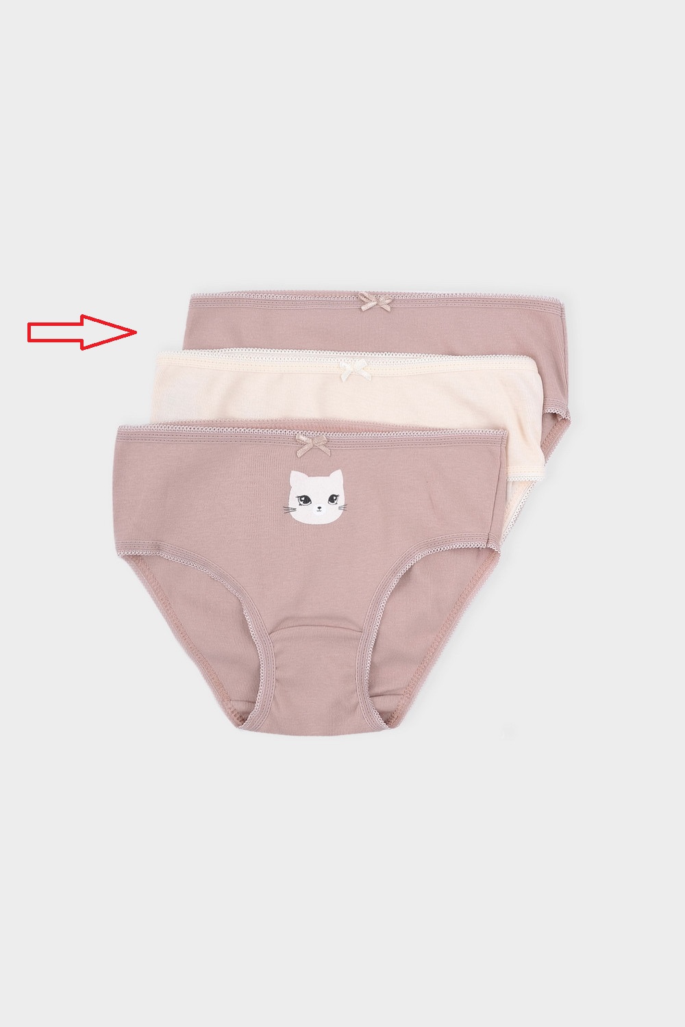 картинка Трусы для девочки Crockid К 1909-3 кофейный, сливки (кофе) от магазина детских товаров ALiSa