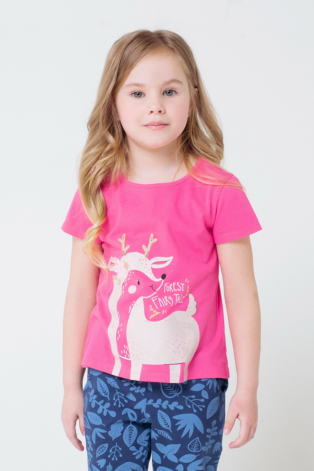 картинка Футболка для девочки Crockid К 300732 темно-розовый к1238 от магазина детских товаров ALiSa