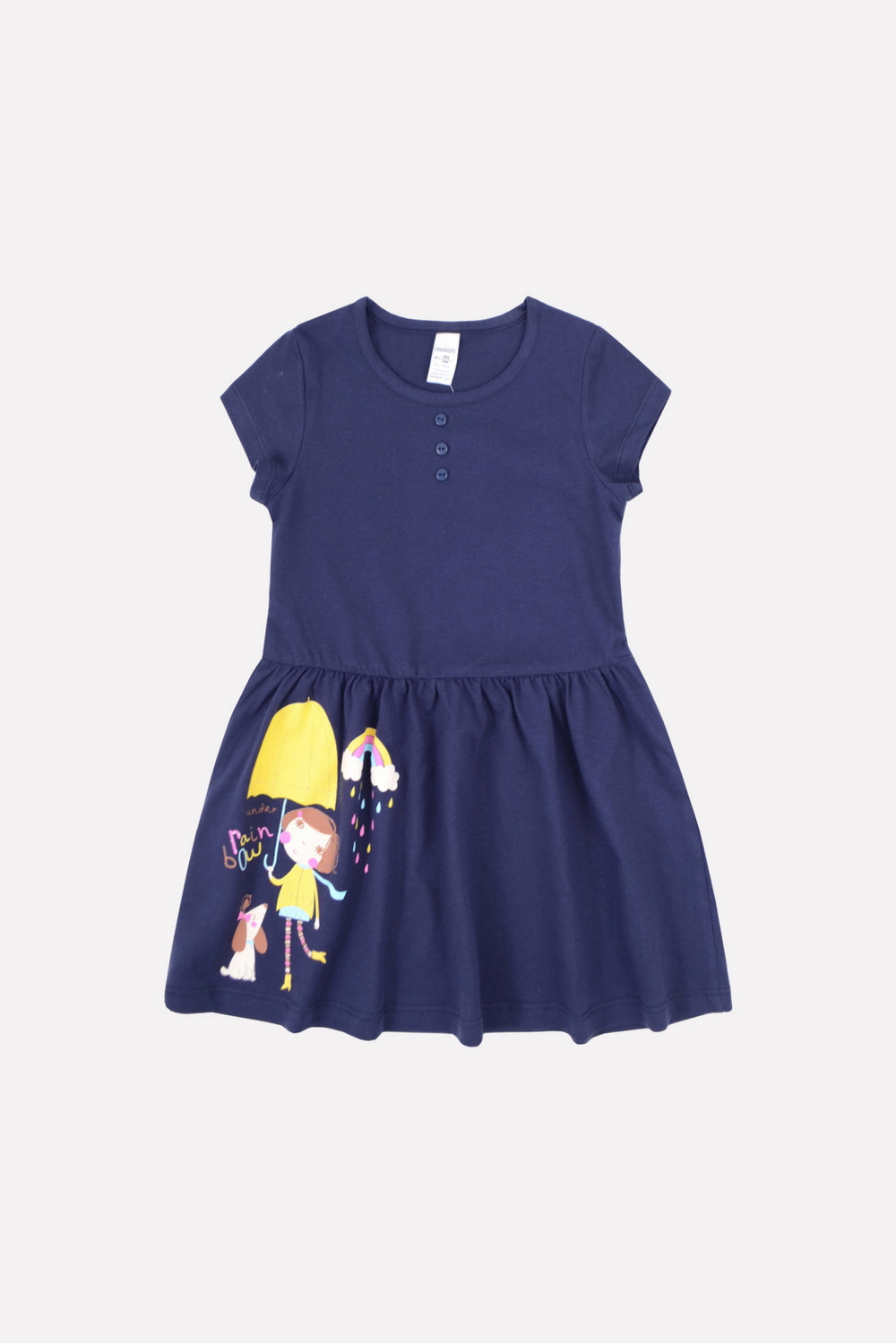 картинка Платье для девочки Crockid К 5756 глубокий синий от магазина детских товаров ALiSa