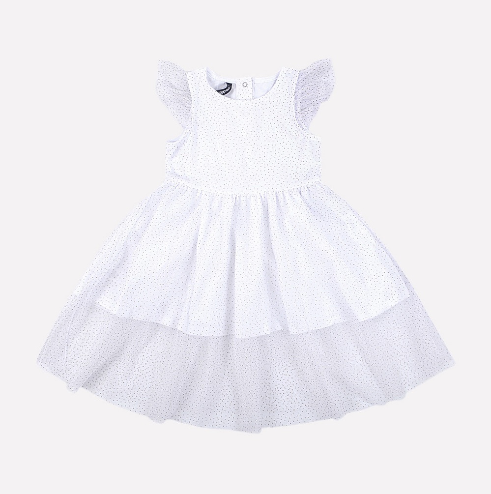 картинка Платье для девочки Crockid К 5528/1 белый от магазина детских товаров ALiSa