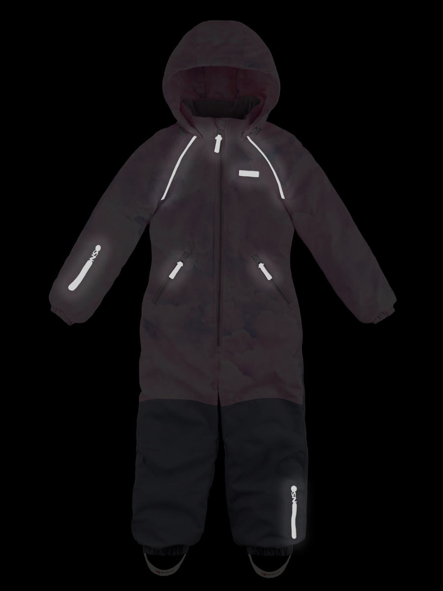 картинка Комбинезон утеплённый для девочки NIKASTYLE 8м0625 Розовый серый от магазина детских товаров ALiSa