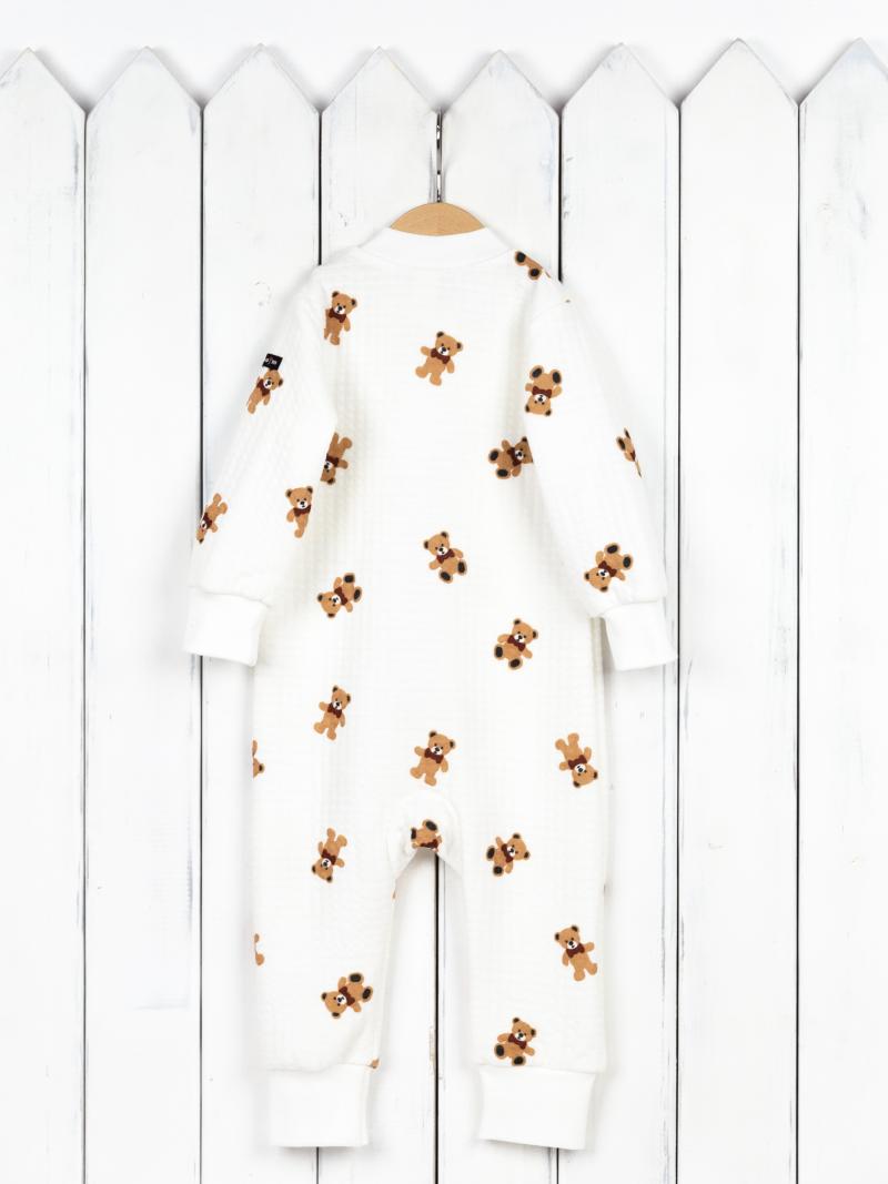 картинка Комбинезон на манжете Baby Boom К301/15-К Мишки на молоке от магазина детских товаров ALiSa