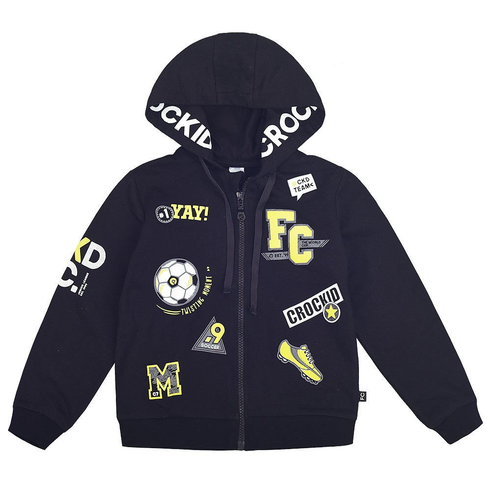 картинка Куртка для мальчика Crockid КР 300376 черный к164 от магазина детских товаров ALiSa
