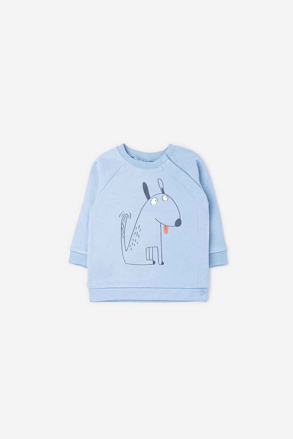 картинка Джемпер для мальчика Crockid К 301152 пыльно-синий (щенок) от магазина детских товаров ALiSa