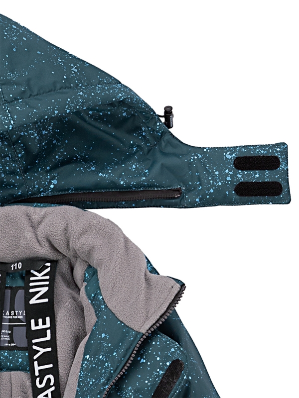 картинка Комбинезон зимний для мальчика NIKASTYLE 8з5324 Атлантик голубой от магазина детских товаров ALiSa