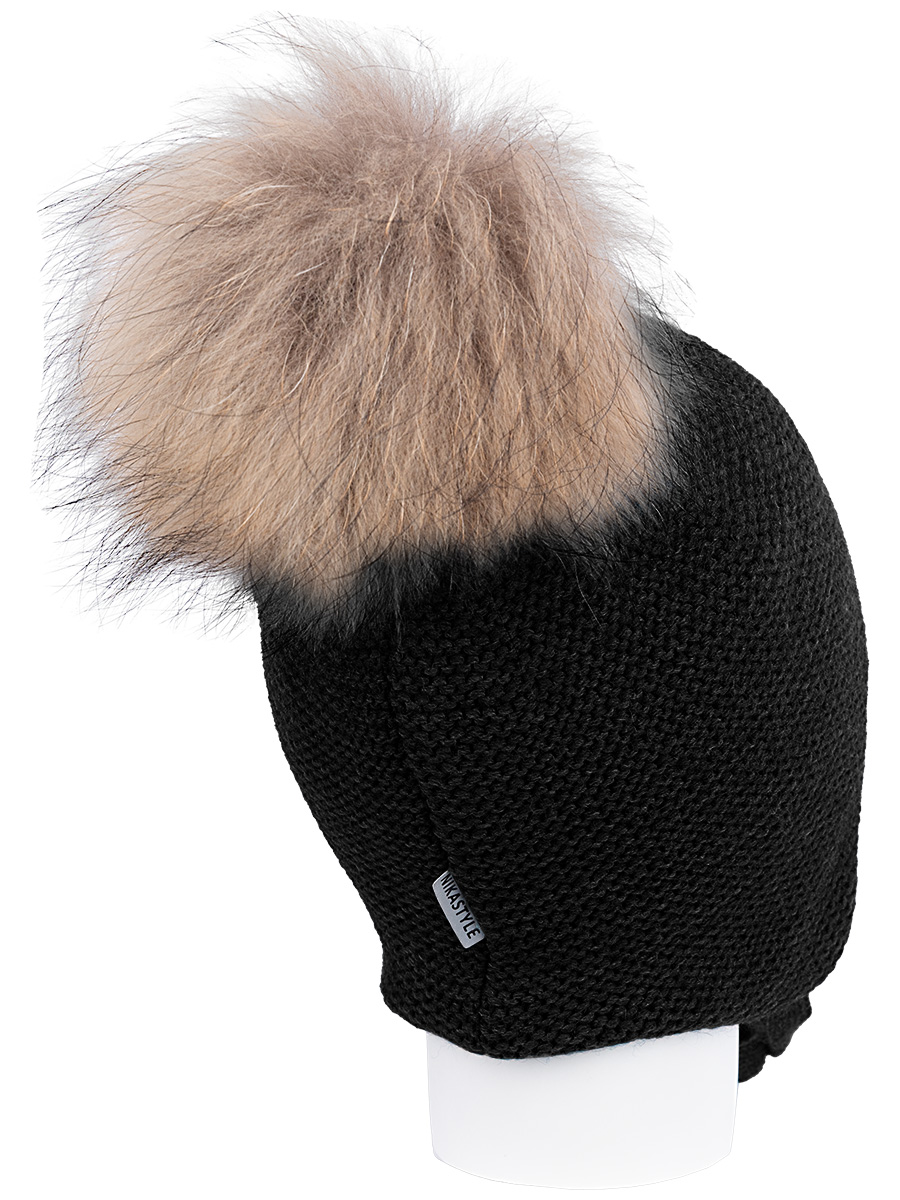 картинка Шапка утепленная для мальчика NIKASTYLE 11з10123 черный от магазина детских товаров ALiSa