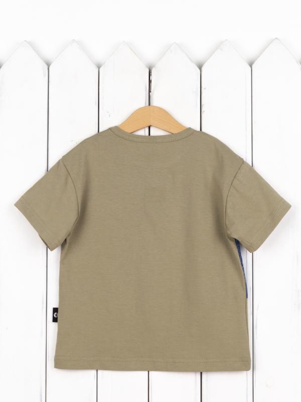 картинка Футболка для мальчика Baby Boom Ф154/5-К Олива Б120 от магазина детских товаров ALiSa