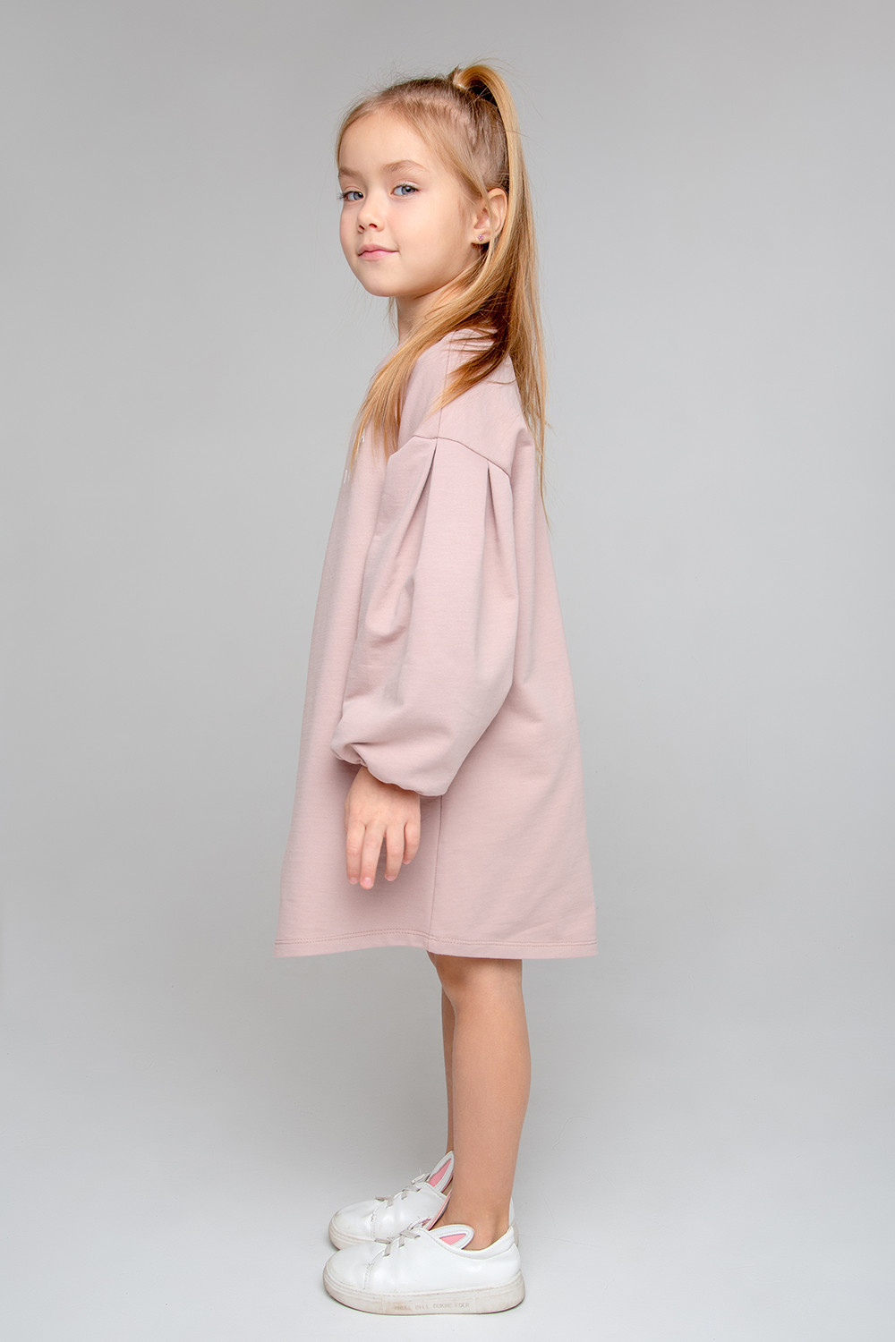 картинка Платье для девочки Crockid КР 5785-1 кофейно-розовый к345 от магазина детских товаров ALiSa