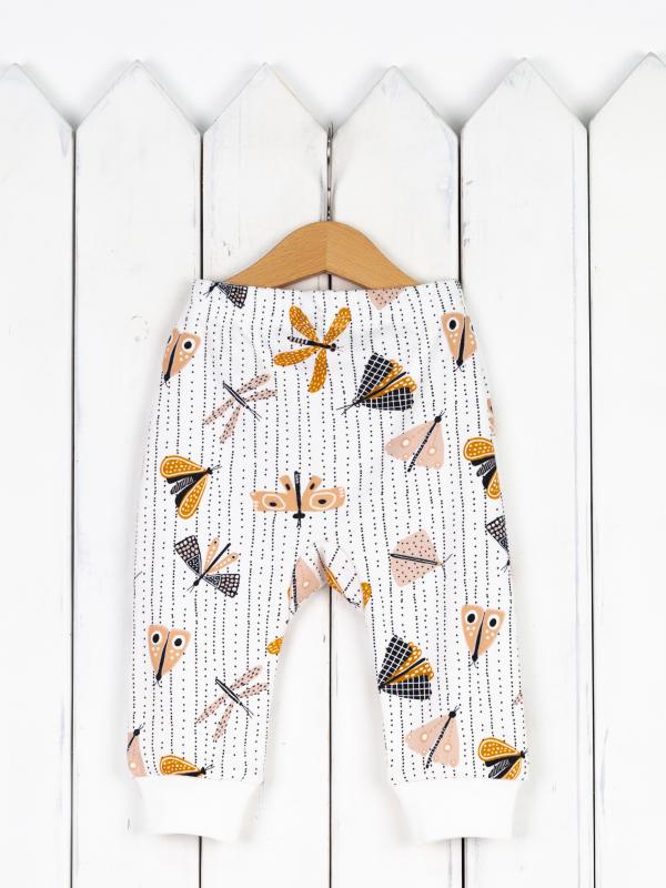 картинка Брюки для девочки Baby Boom П47/56-И я731 Мотыльки и стрекозы от магазина детских товаров ALiSa