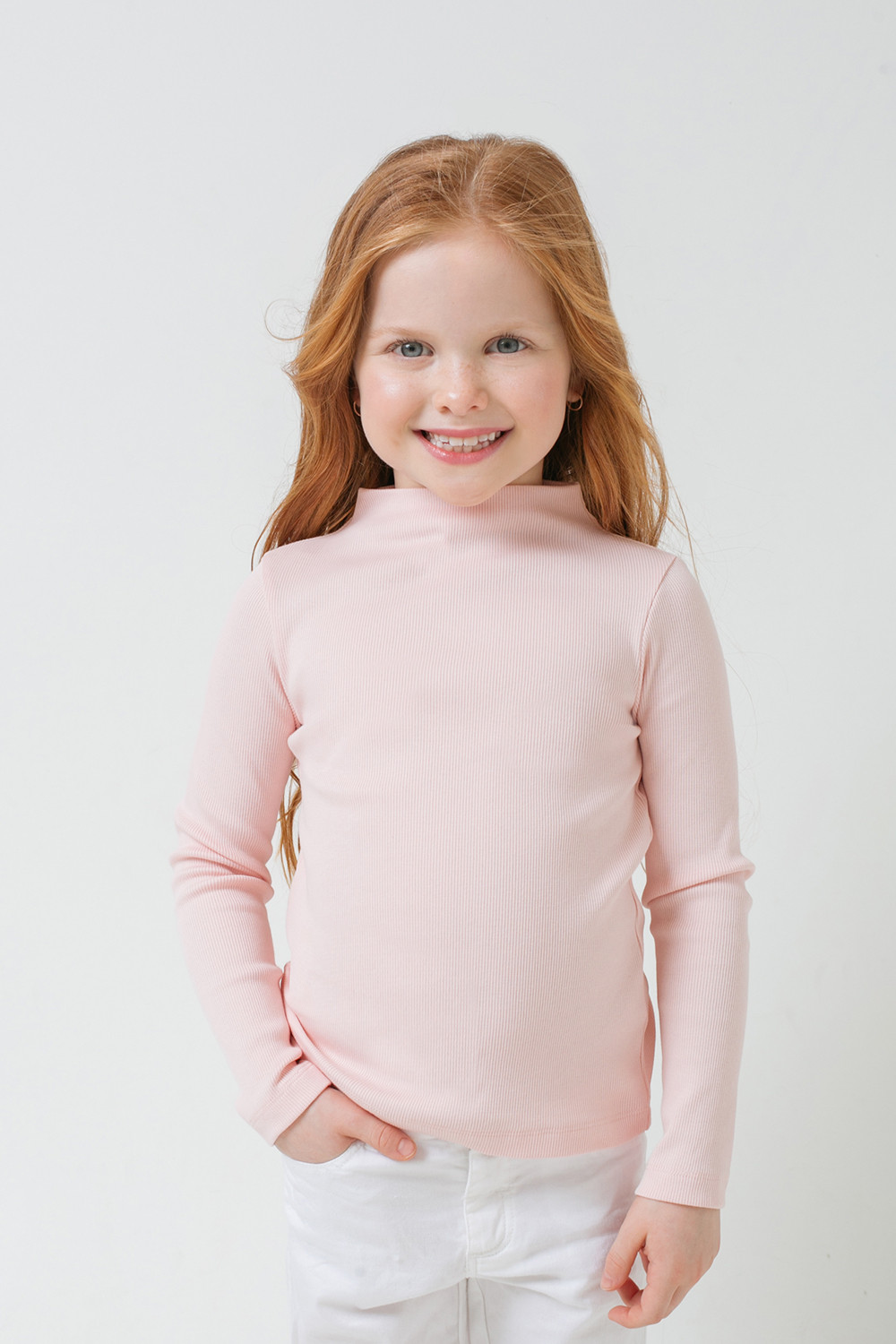 картинка Джемпер для девочки Crockid КР 301435 бежево-розовый к295 от магазина детских товаров ALiSa