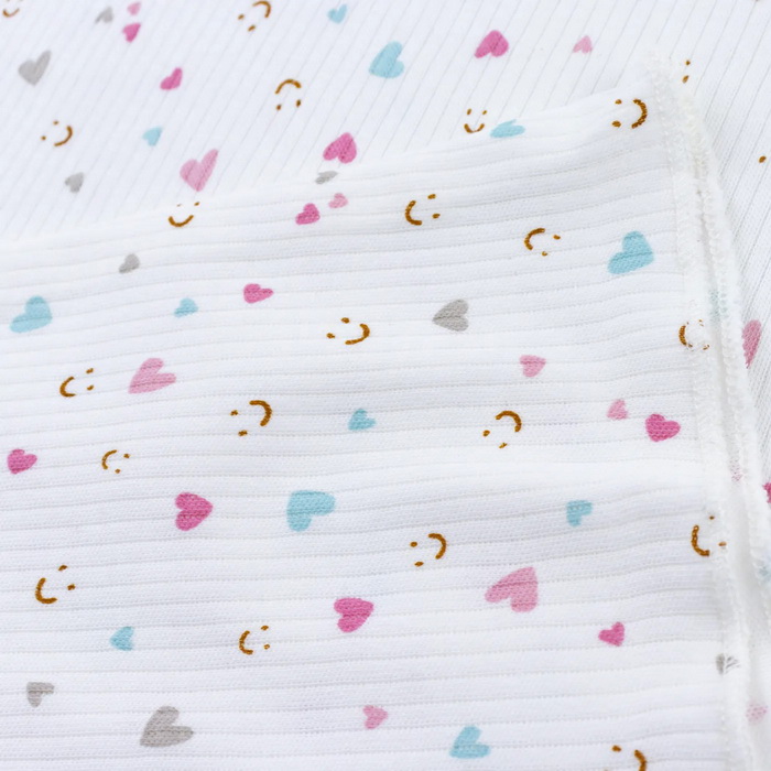 картинка Сорочка для девочки Youlala 1617200202 Молочный сердечки от магазина детских товаров ALiSa