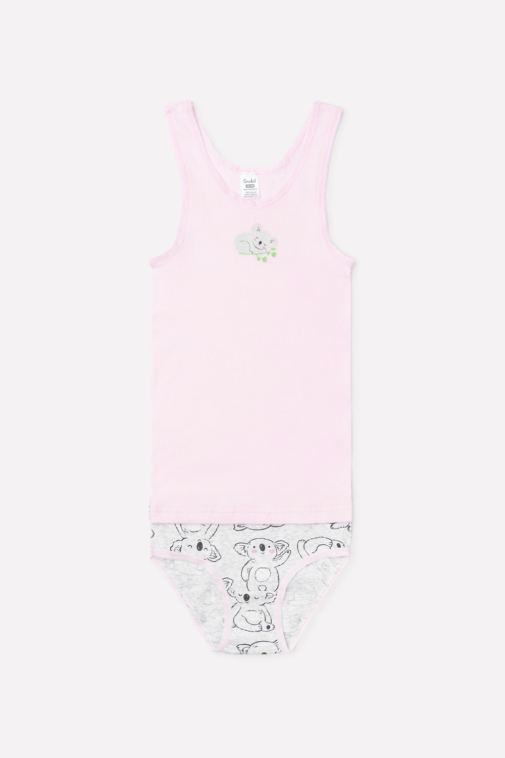 картинка Комплект для девочки Crockid К 1161 нежно-розовый + забавные коалы от магазина детских товаров ALiSa