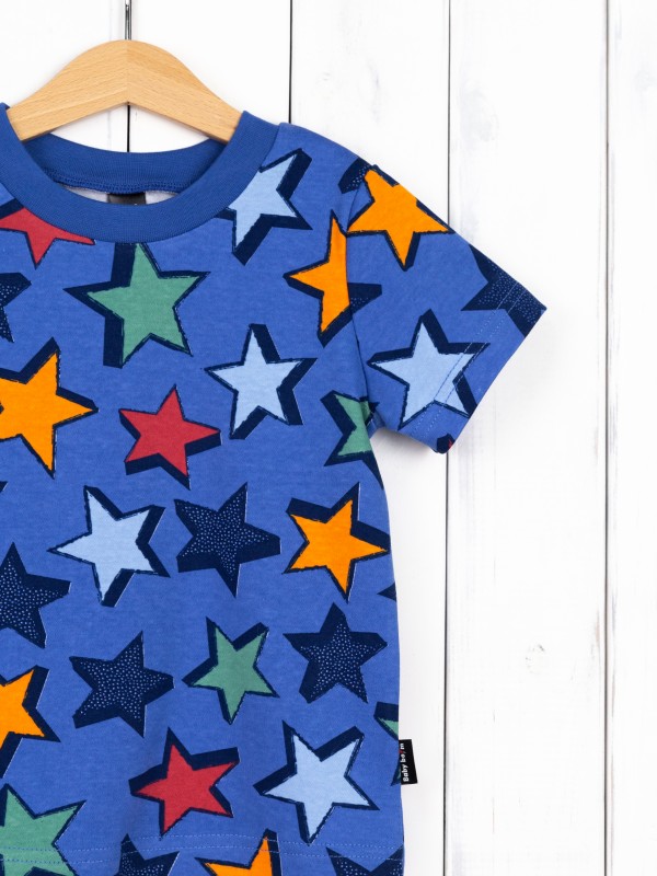 картинка Пижама для мальчика Baby Boom КС18/2-И Звезды на синем от магазина детских товаров ALiSa